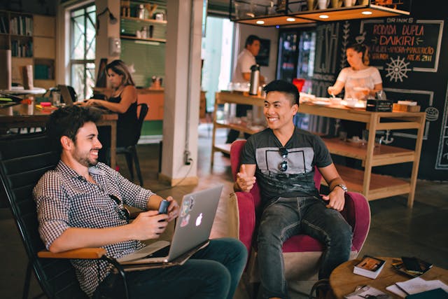 Team collaboration and office environment